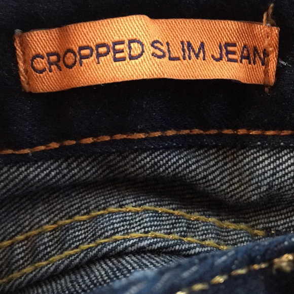 🥳HP💫Tory Burch Zip Ankle Cropped Slim Jeans 26🌻 - Picture 8 of 8